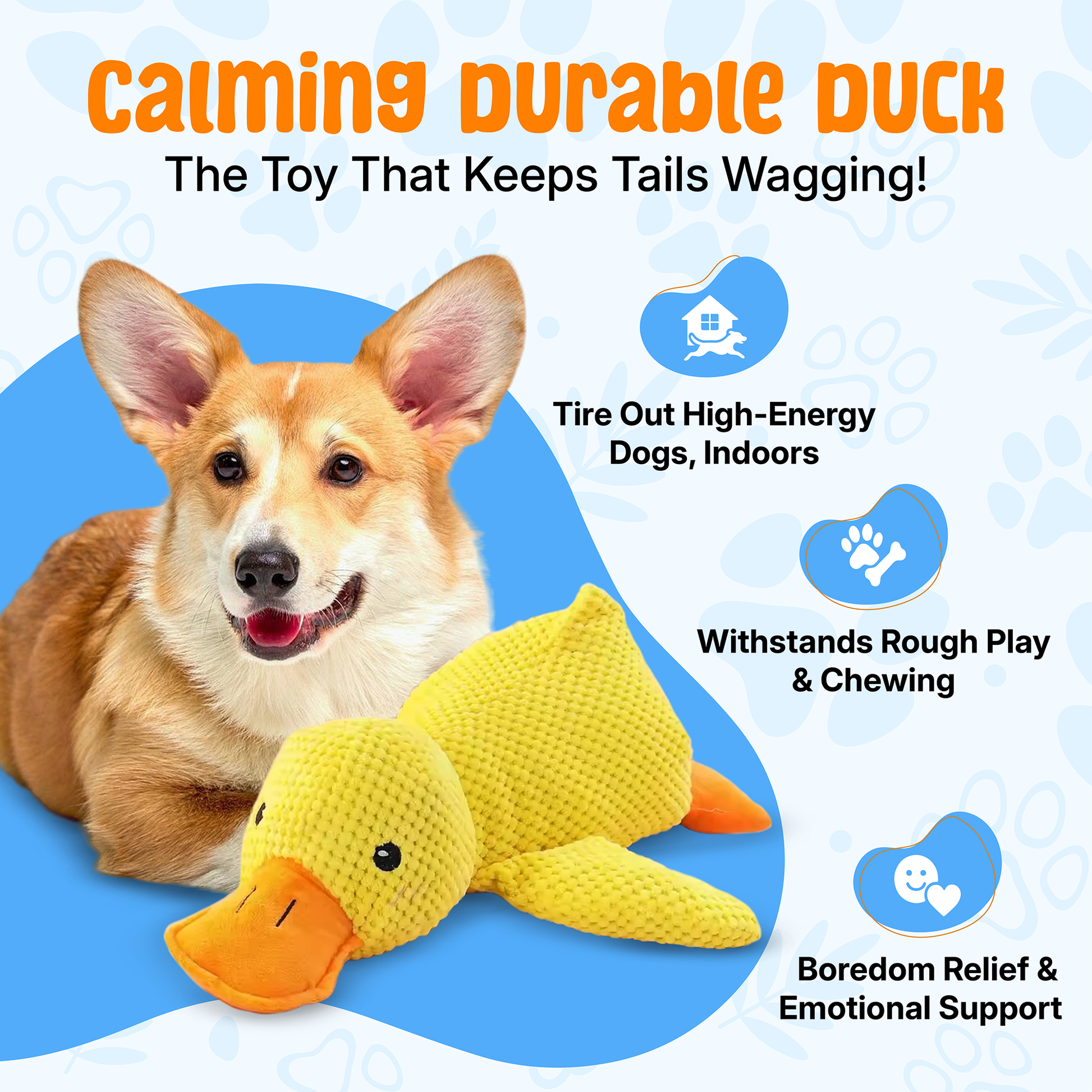 QuackCalm Calming Duck Dog Toy - photo 117